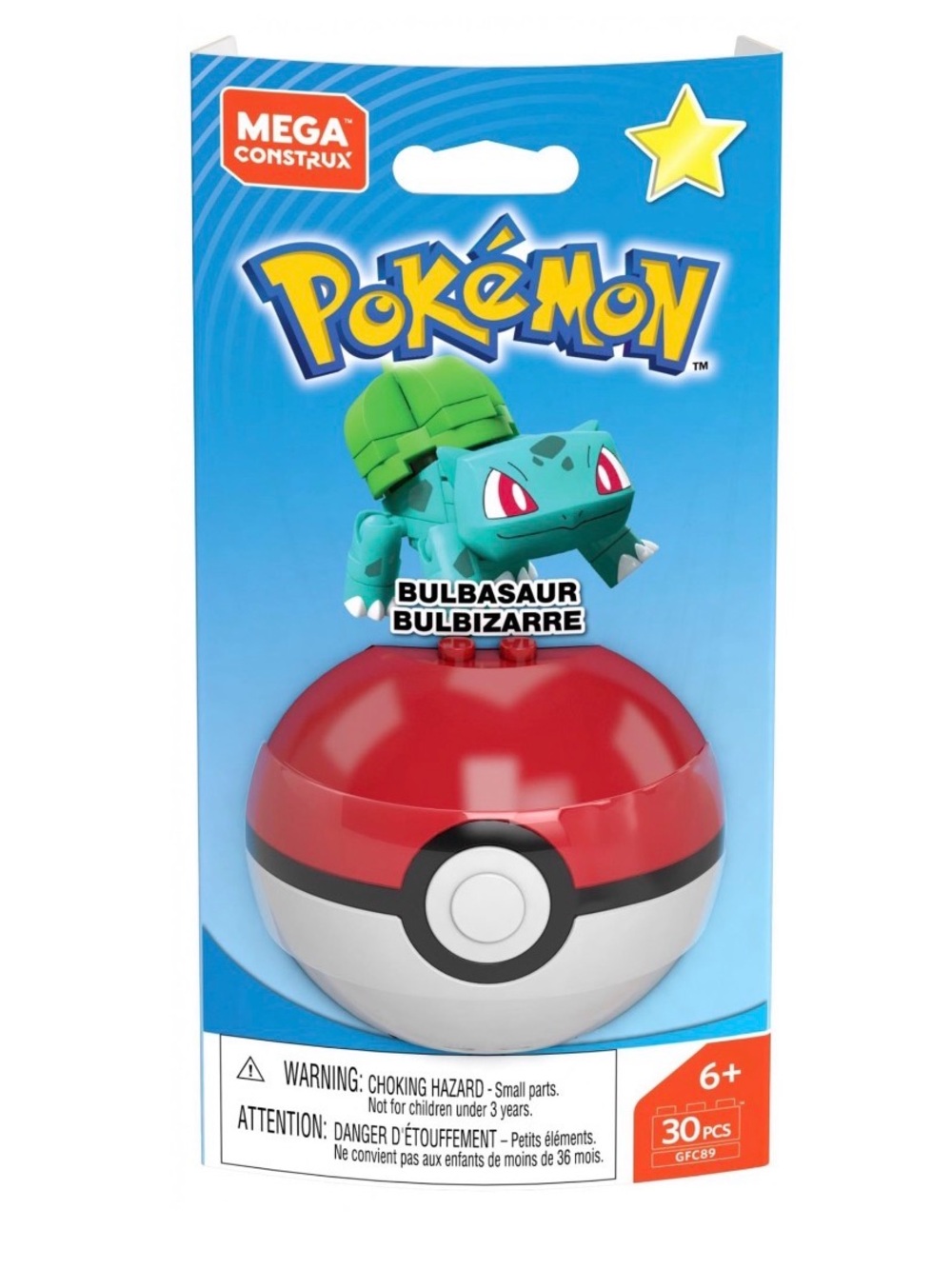 MEGA Construx Pokémon Evergreen Poké Ball Buildable Figure - Bulbasaur NEW!!!